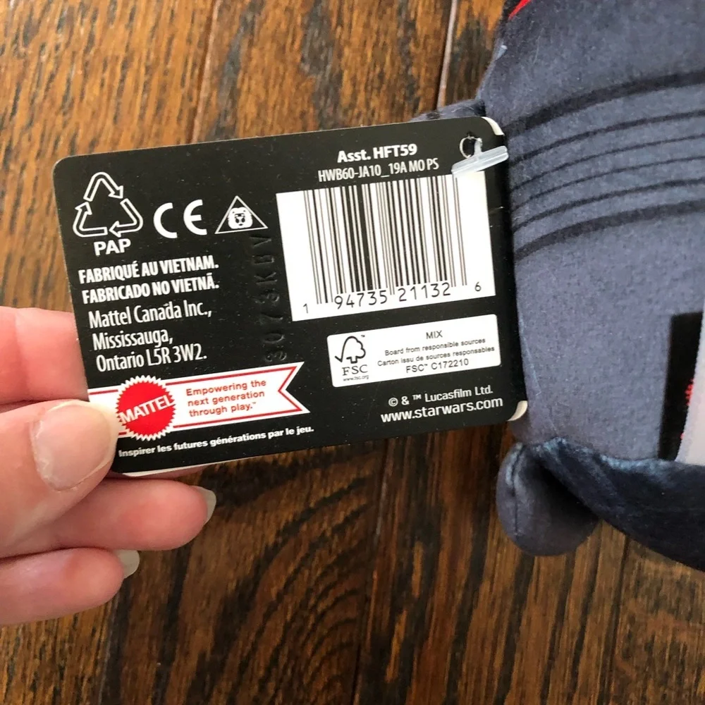 NWT Star Wars x Cuutopia Mattel 5” Darth Maul Sith Lord Soft Plush Toy - Picture 5 of 8